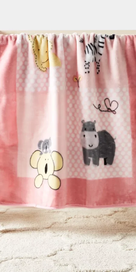 Juniors Printed Baby Blanket - 80x100 cms