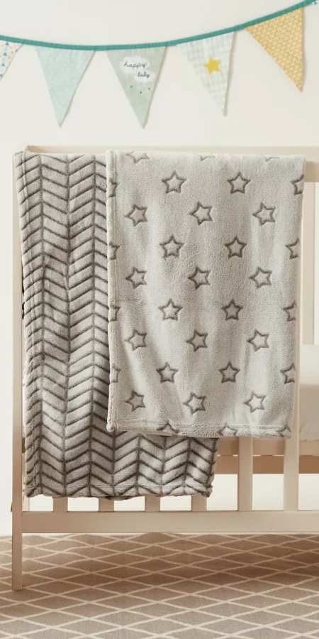Juniors Coral Fleece Blanket - Set of 2