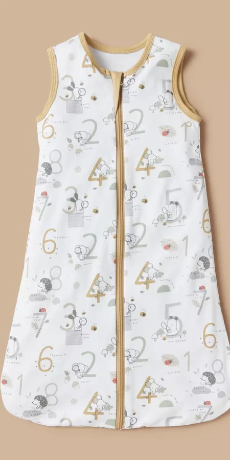 Juniors All-Over Printed Sleeping Bag - 0-6 months