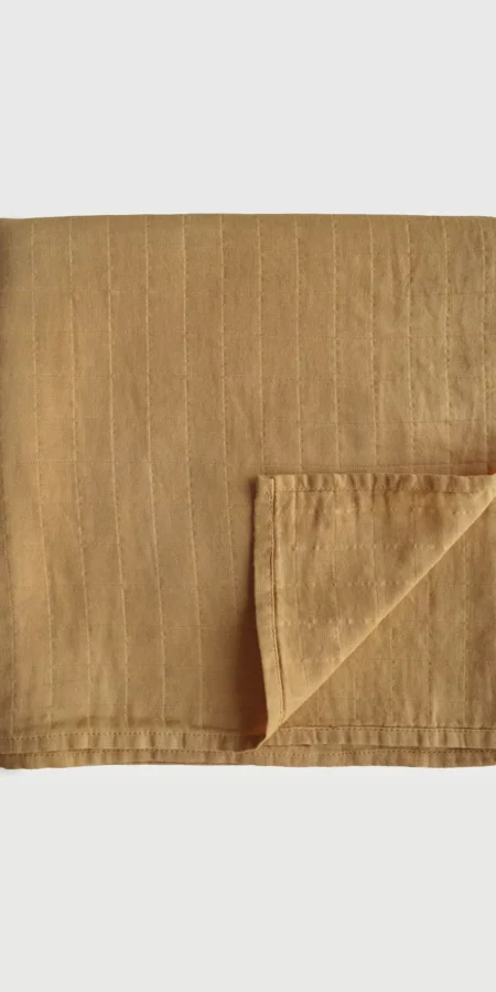 Mushie Swaddle Fall Yellow