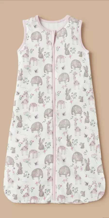 Juniors All-Over Animal Print Sleeping Bag - 6-18 months