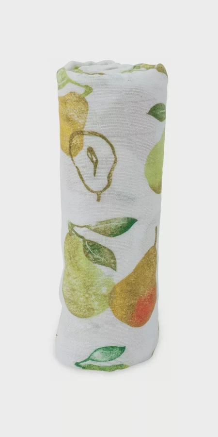Little Unicorn Cotton Muslin Swaddle, Single, Peary Nice