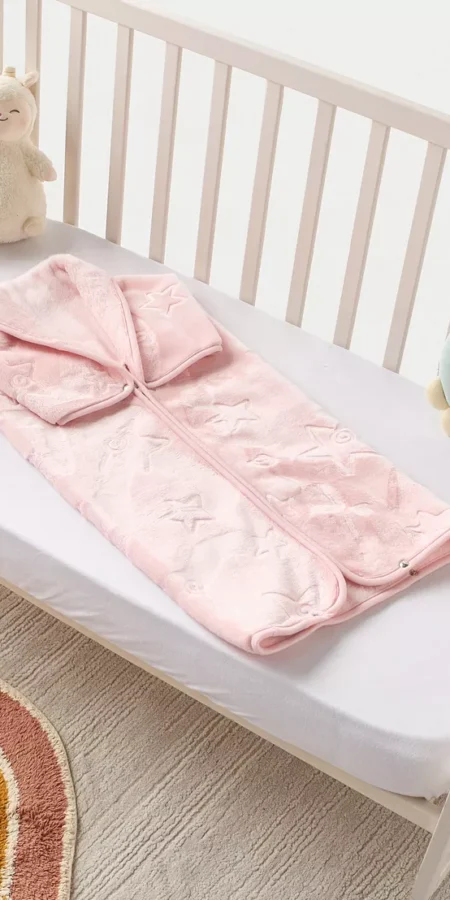 Pielsa All-Over Star Textured Nest Blanket - 80x90 cm