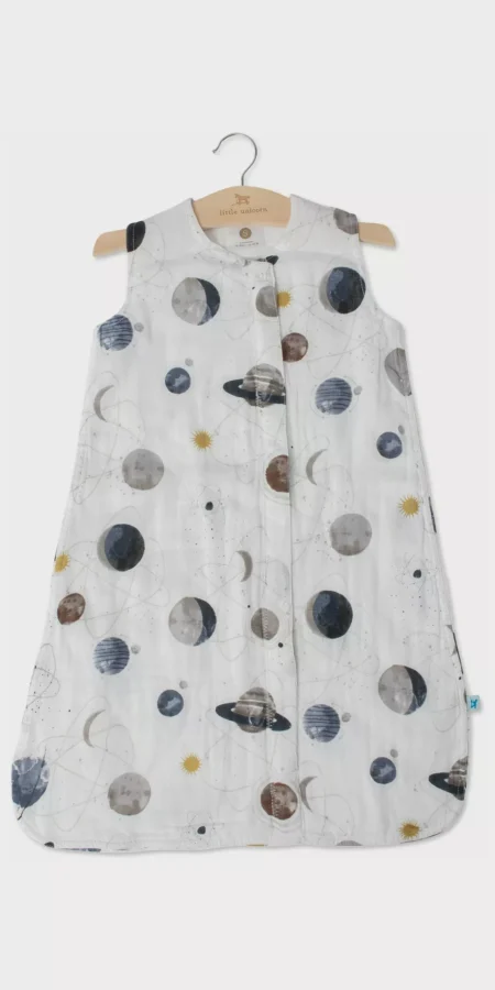 Little Unicorn Cotton Muslin Sleep Bag, Small, Planetary