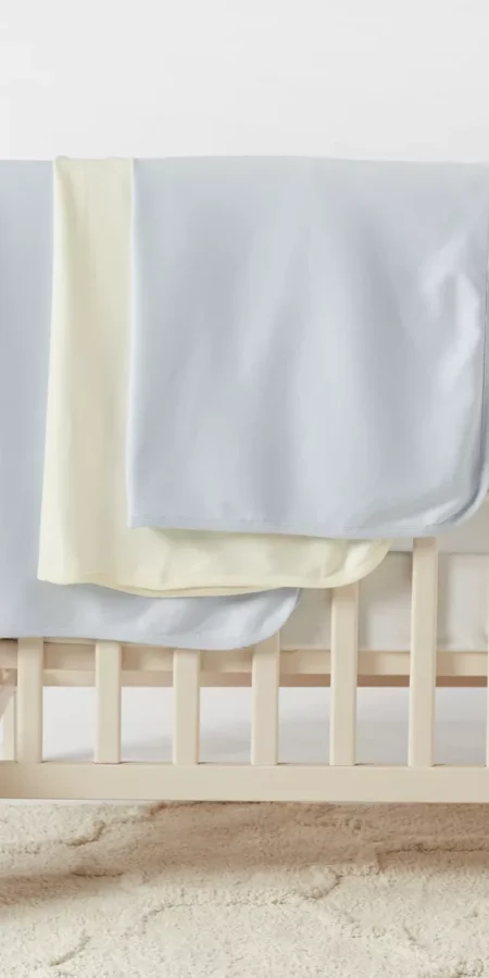 Juniors Solid Receiving Blanket - Set of 3