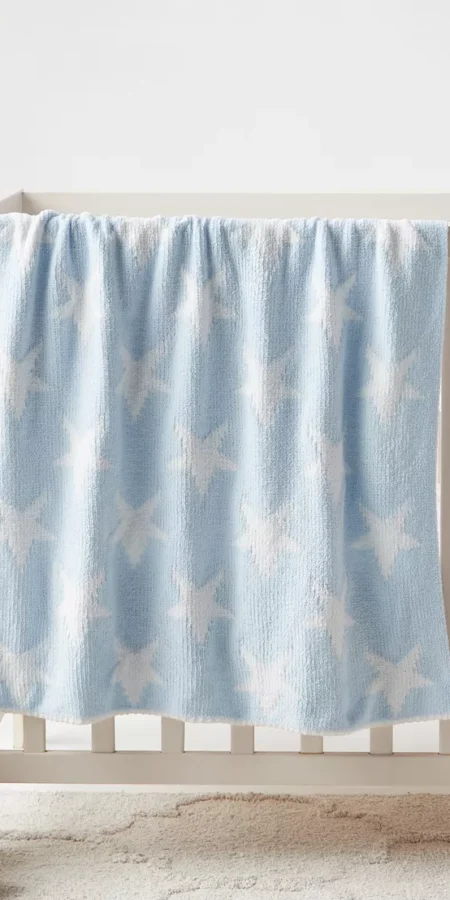 Juniors All-Over Star Print Blanket - 75x100 cm