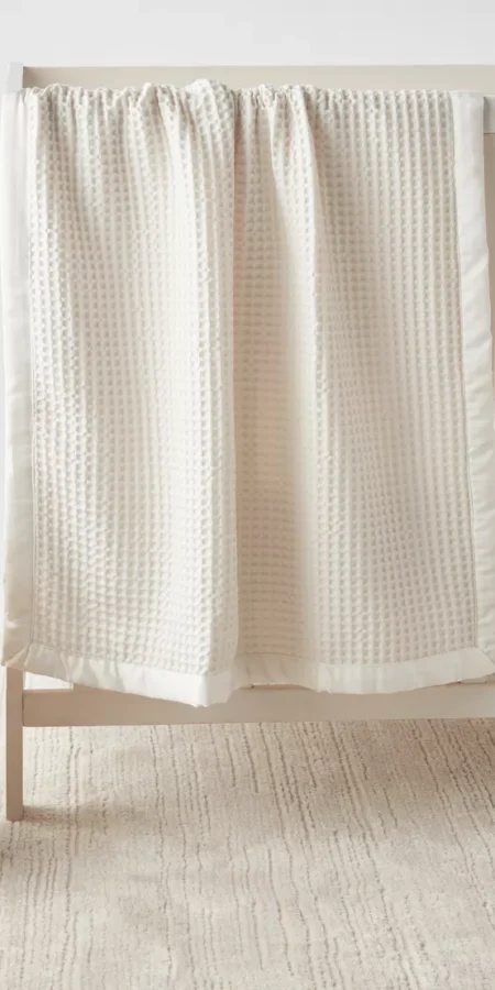 Juniors Waffle Textured Baby Blanket - 76x102