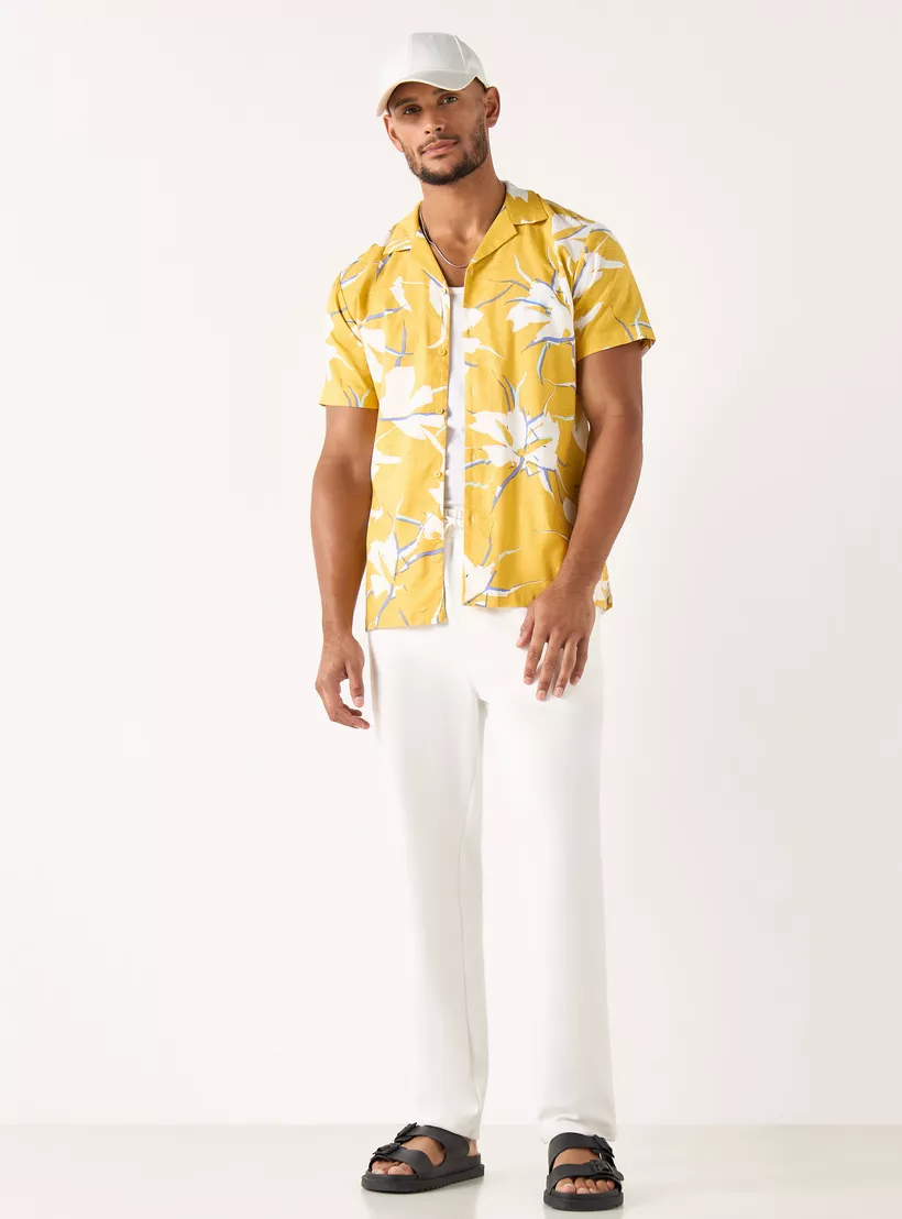 All-Over-Floral-Print-Shirt-yellow-1