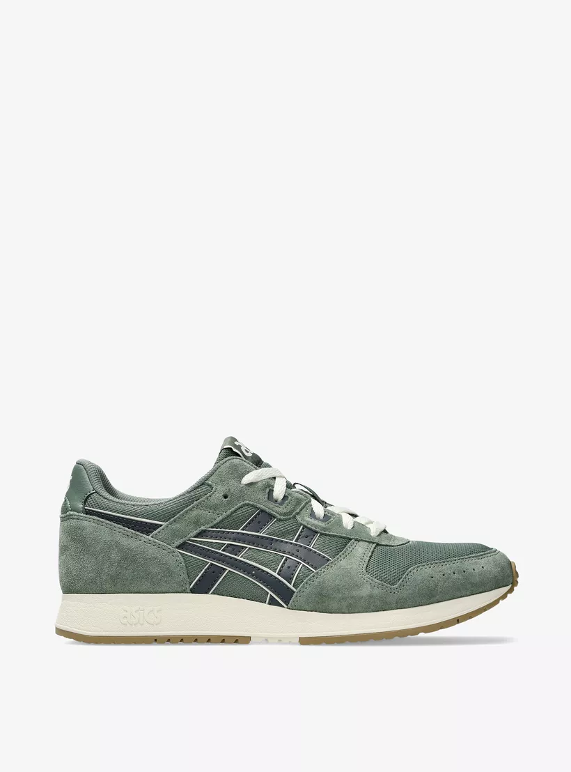 Asics-Men's-Lace-Up-Low-Ankle-Sneakers-green-5
