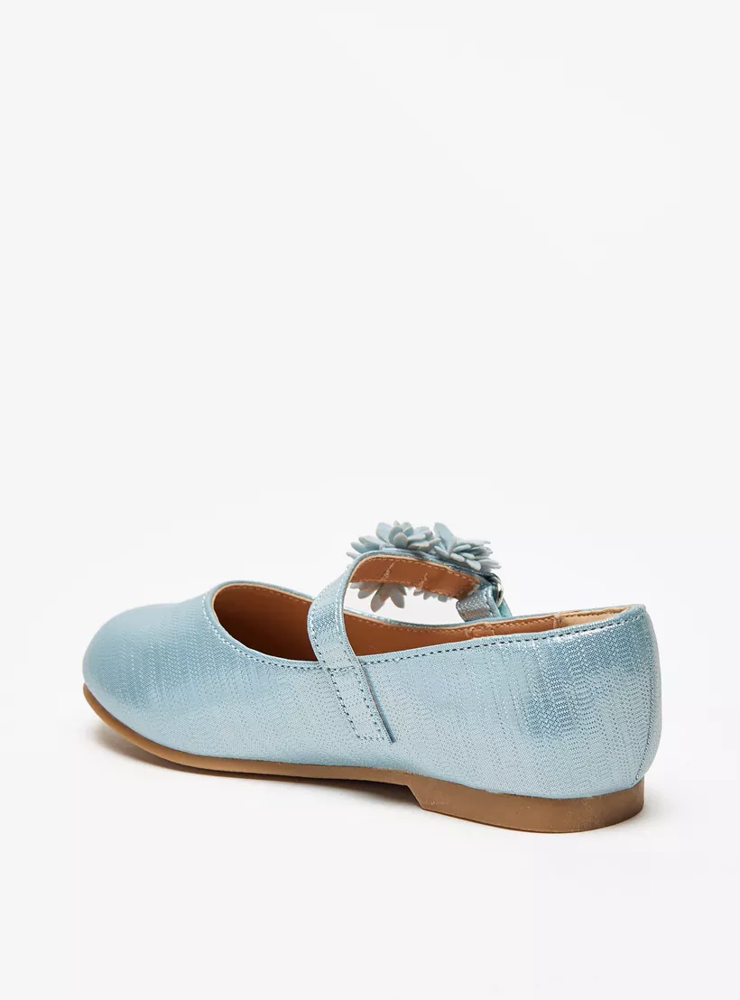Ballerina Shoes with Hook Blue 2