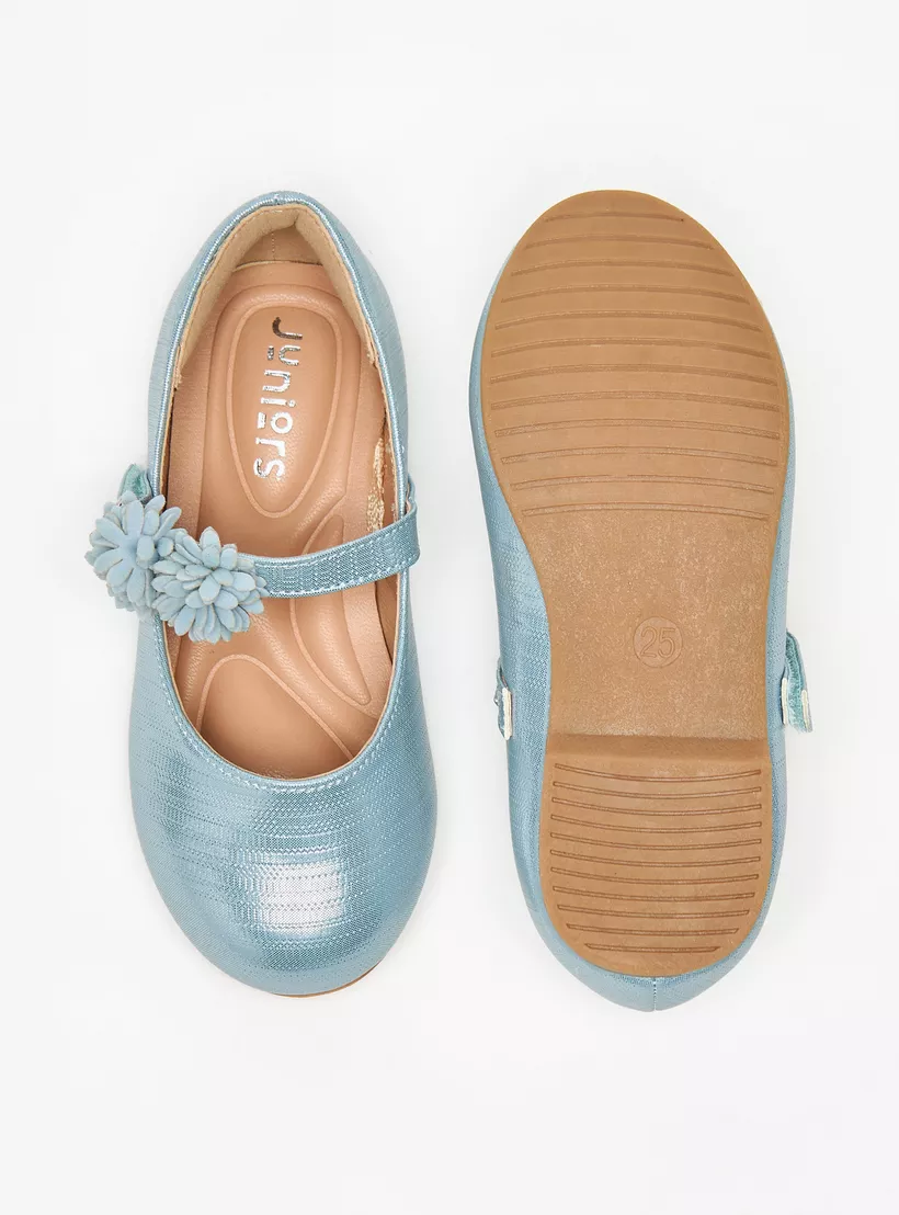 Ballerina Shoes with Hook Blue 4