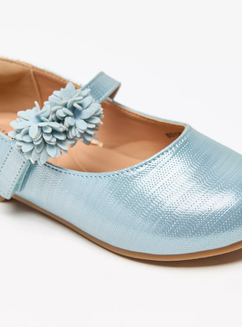 Ballerina Shoes with Hook Blue 5