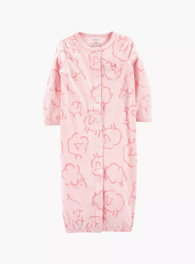 Carter's Printed Converter Gown 2