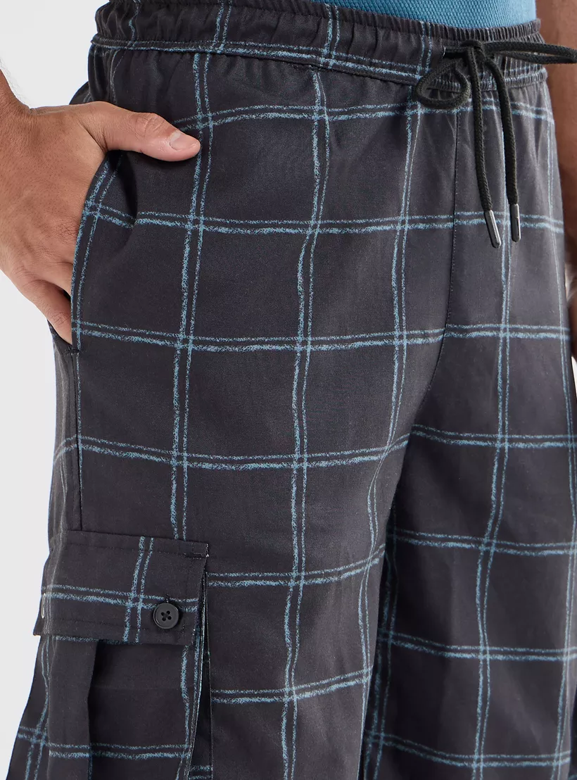 Checked-Regular-Fit-blue-3