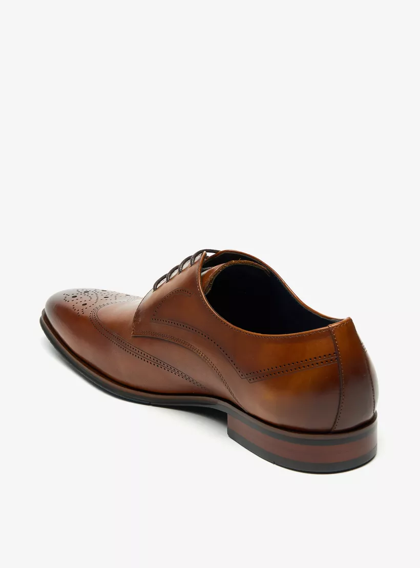 Duchini-Men's-Solid-Derby-Shoes-in-brown-1