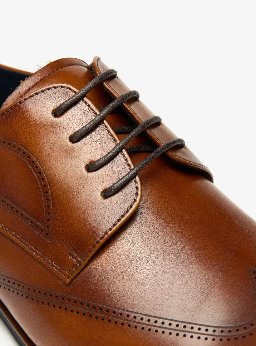 Duchini-Men's-Solid-Derby-Shoes-in-brown-4