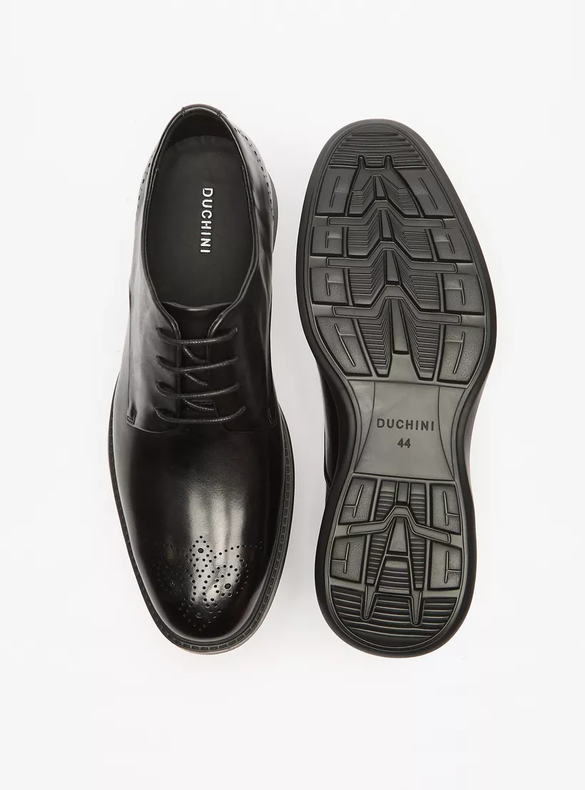 Duchini-Men's-Solid-Lace-Up-black-3