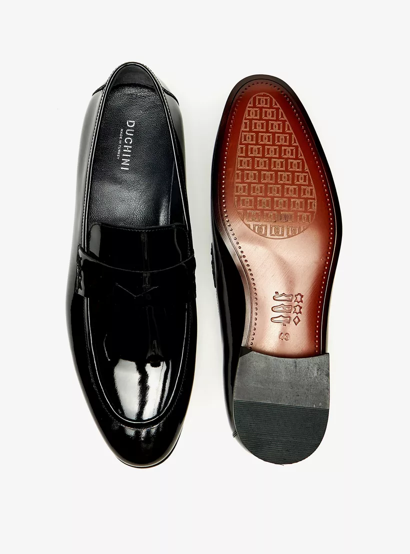 Duchini-Men's-Solid-Slip-On-black-3