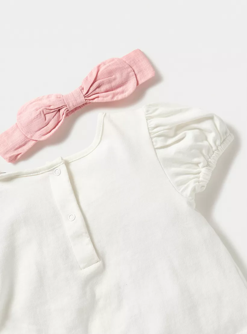 Juniors Applique Detail Top 6