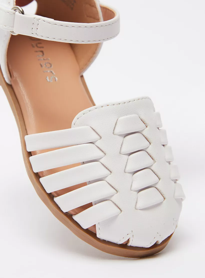 Juniors-Flat-Sandals-with-Hook-white-3