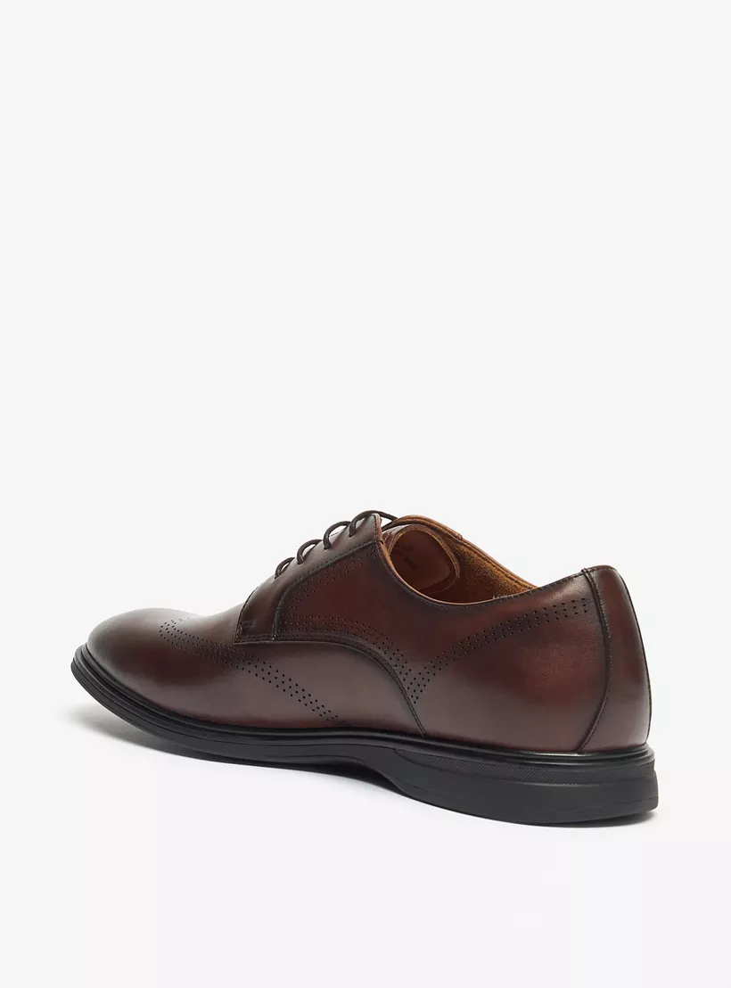 Le-Confort-Solid-Derby-Shoes-brown-1