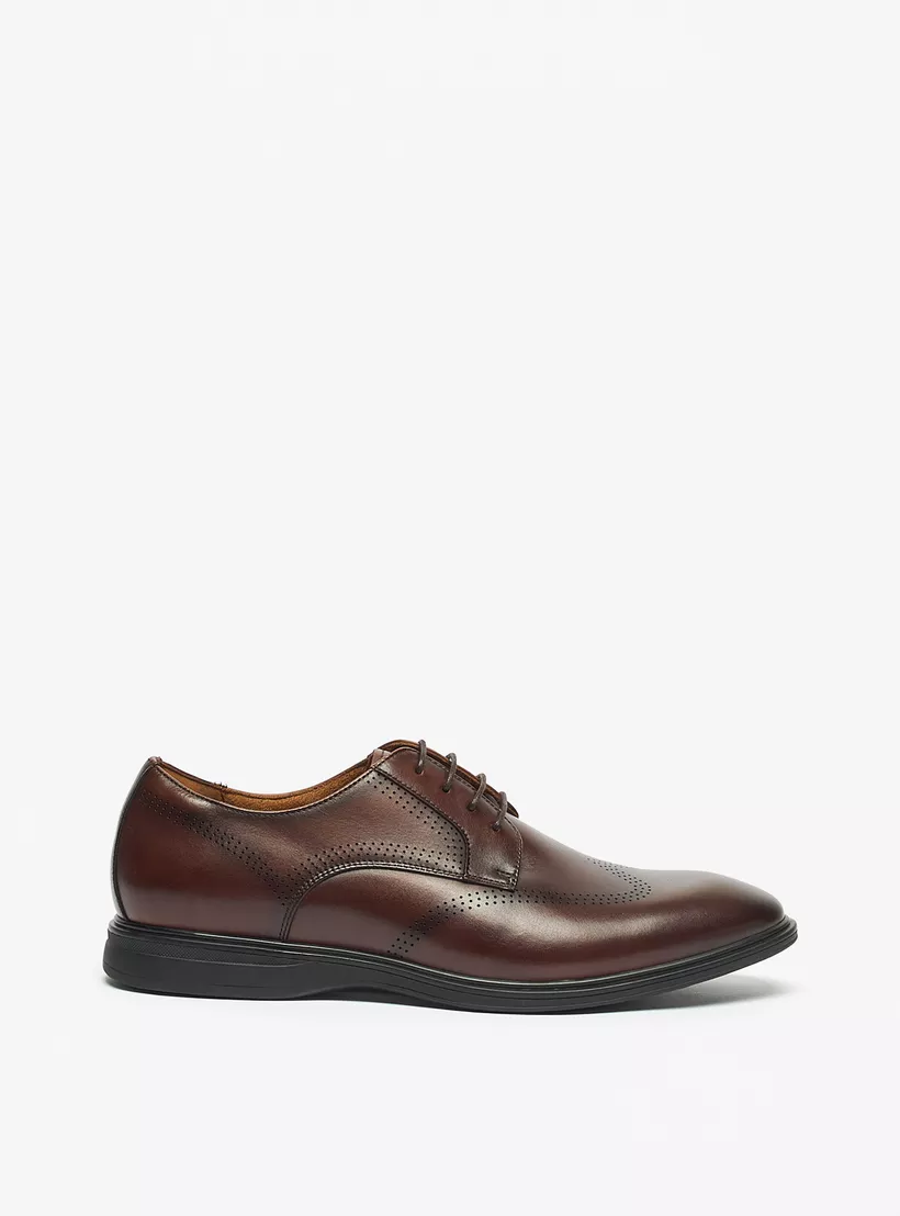 Le-Confort-Solid-Derby-Shoes-brown-2