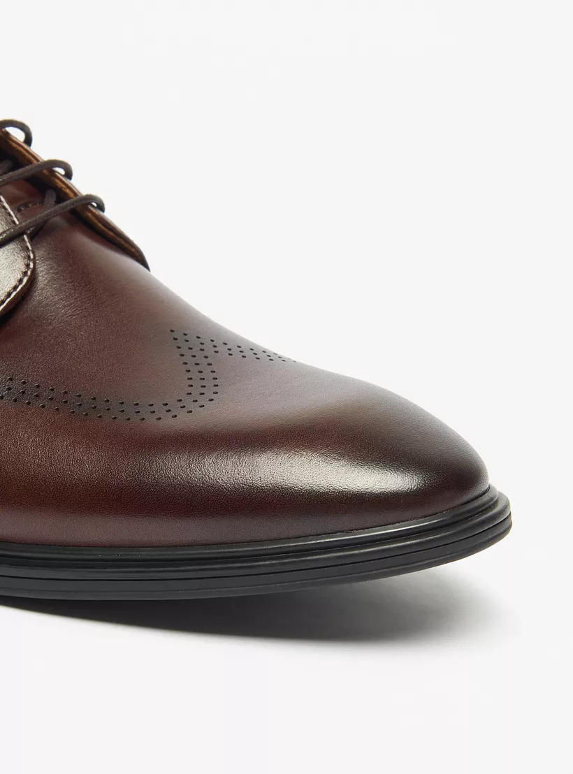 Le-Confort-Solid-Derby-Shoes-brown-4