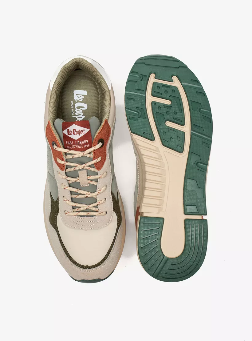 Lee-Cooper-Men's-Colourblock-Sneakers-with-Lace-Up-cream-4
