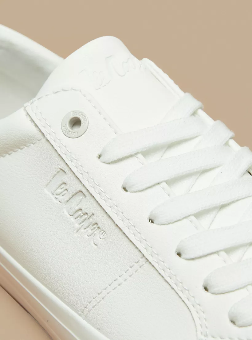 Lee-Cooper-Men's-Monotone-Low-Ankle-Sneakers-white-4