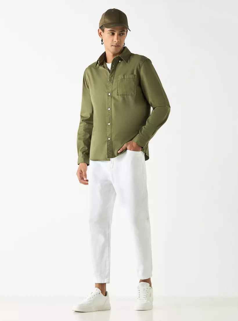 Lee-Cooper-Regular-Fit-Solid-Shirt-in-green-1