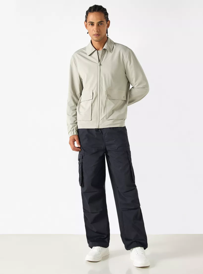 Lee-Cooper-Solid-Regular-Fit-Trousers-black-1