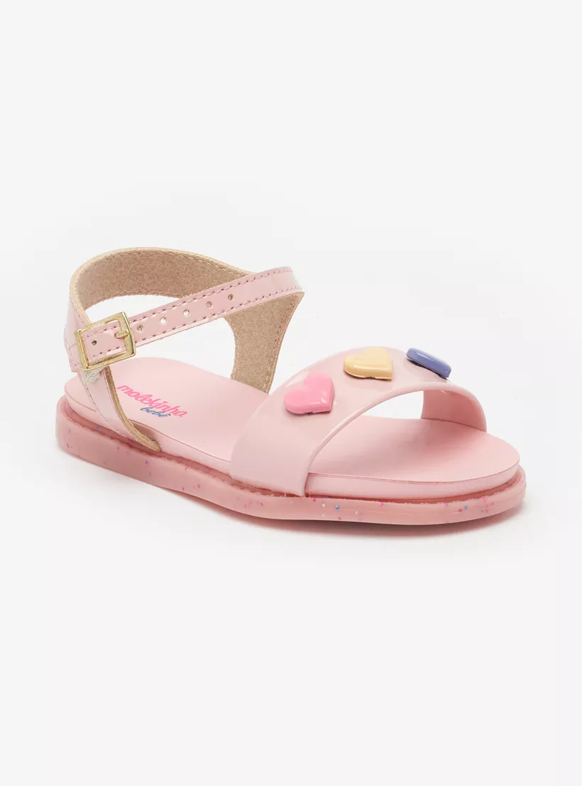 Pink Sandals with Ankle Strap 2