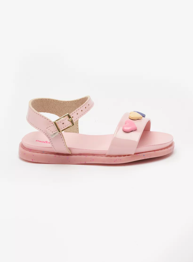 Pink Sandals with Ankle Strap 3