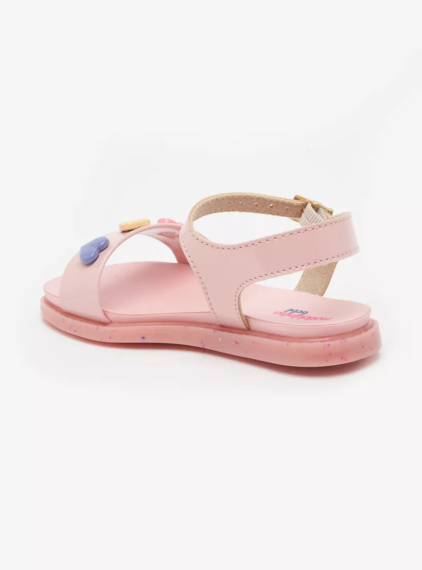 Pink Sandals with Ankle Strap 4