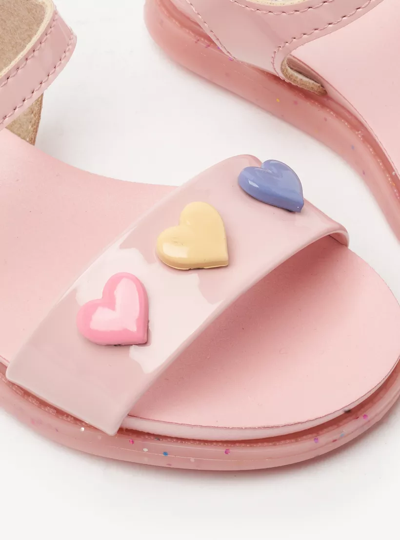 Pink Sandals with Ankle Strap 5