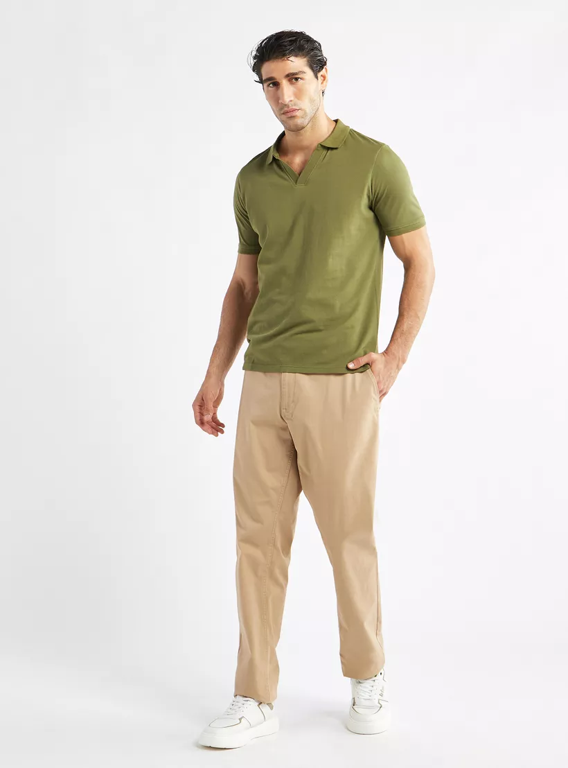 Solid-Polo-T-shirt-green-1