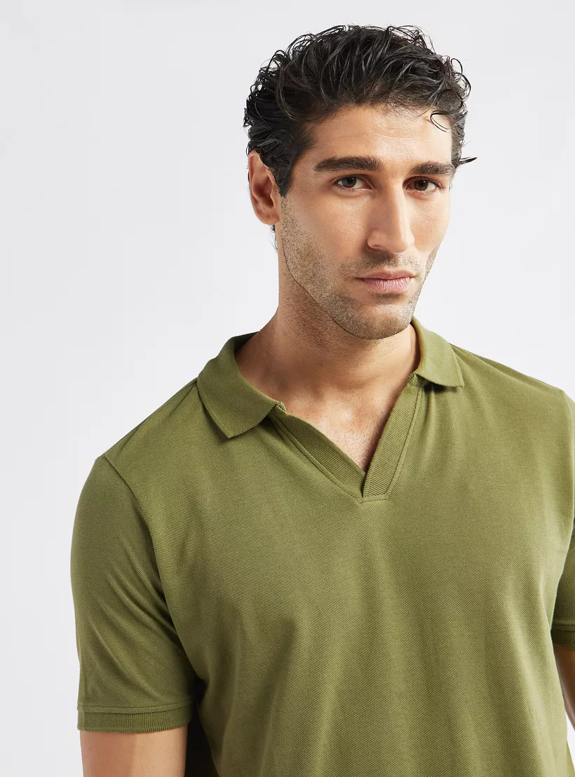 Solid-Polo-T-shirt-green-3