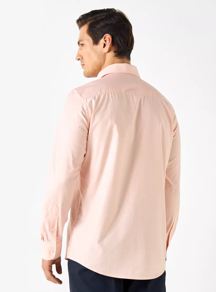 Solid-Regular-Fit-Shirt-pink-2