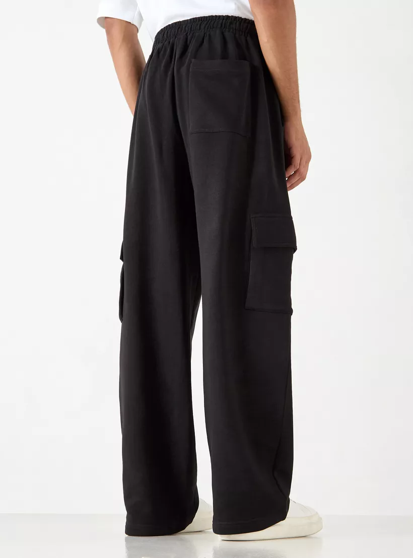 Solid-Regular-Fit-Track-Pants-black-2