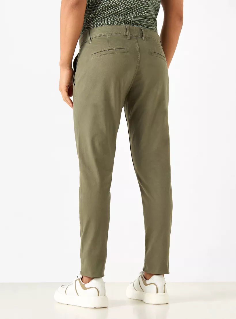 Solid-Slim-Fit-Chinos-in-green-2