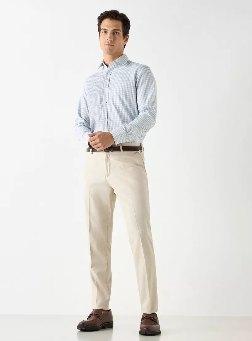 Textured-Flexi-Waist-Slim-Fit-biege-1