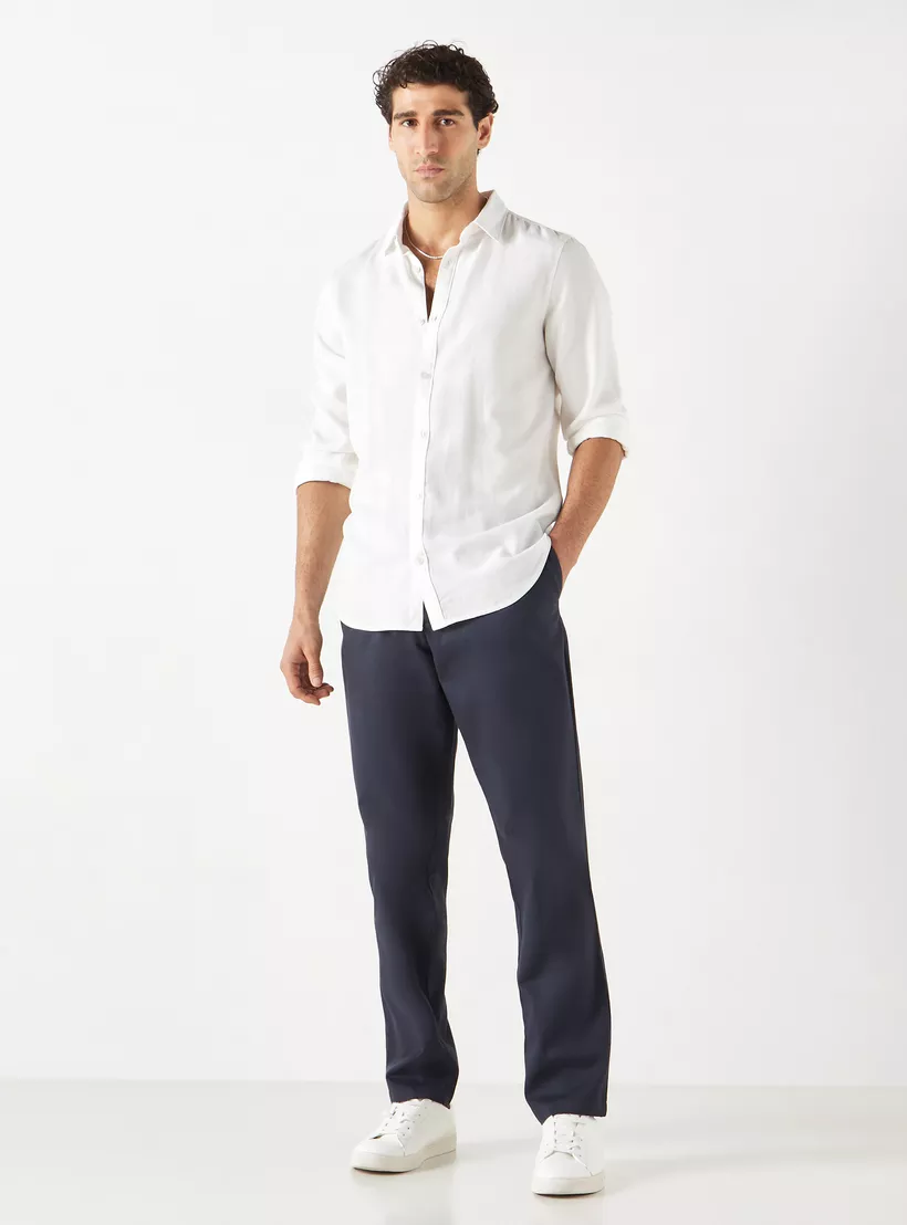 Textured-Regular-Fit-Trousers-navy-1
