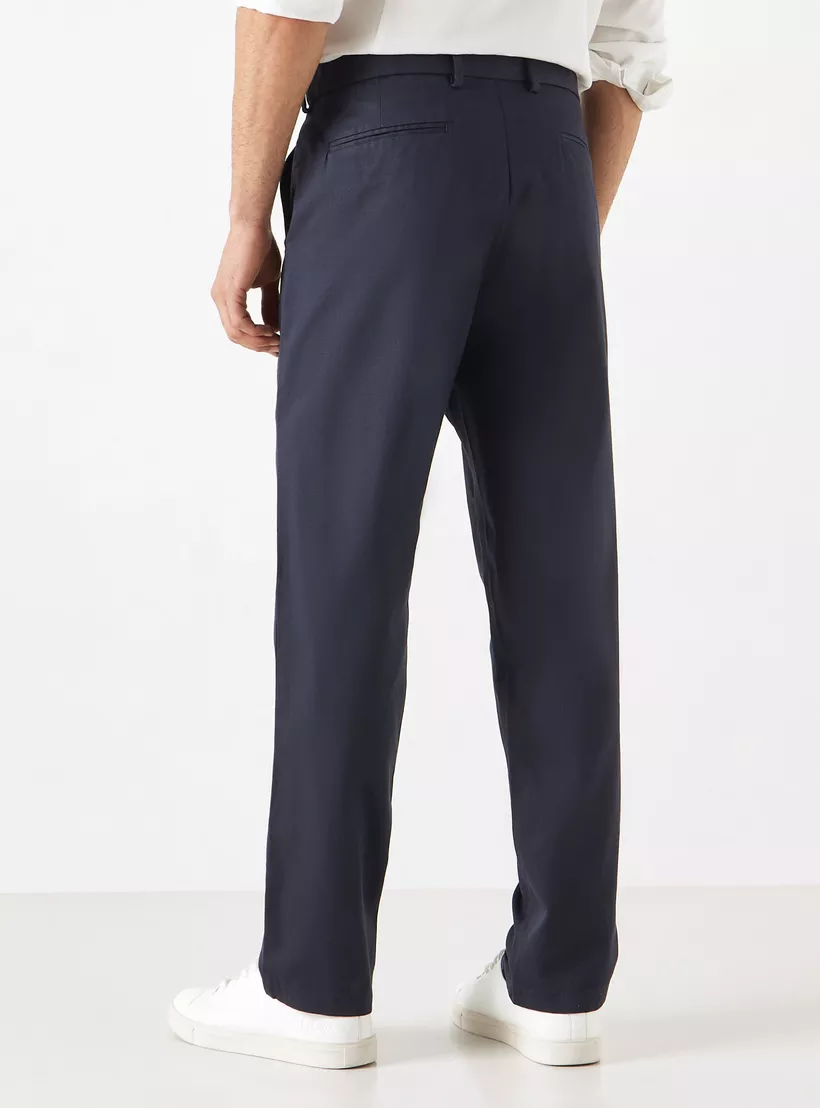 Textured-Regular-Fit-Trousers-navy-2