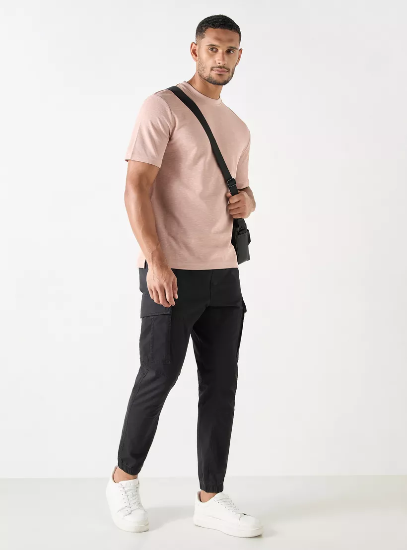 Textured-T-shirt-pink-1