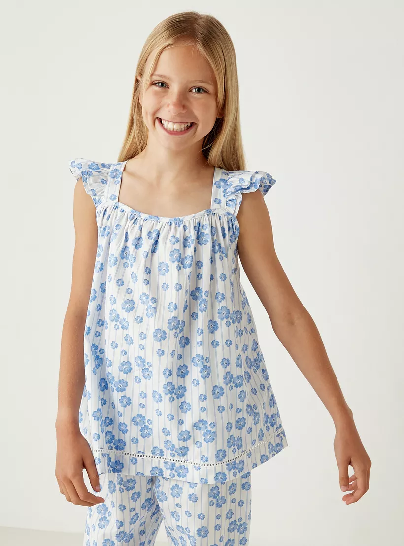 blue-small-floral-print-2