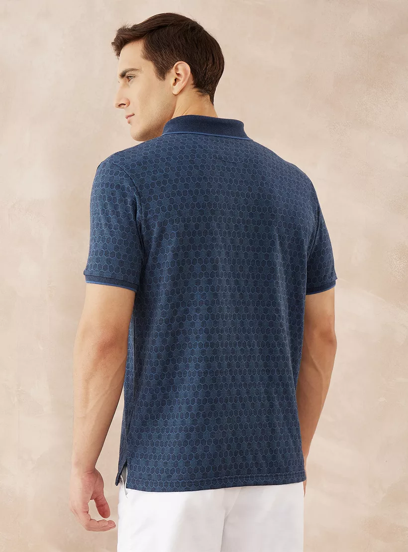blue-textured-polo-t-shirt-5