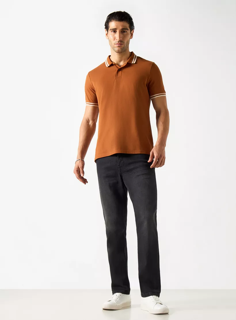 brown-solid-polo-shirt-short-boy-2