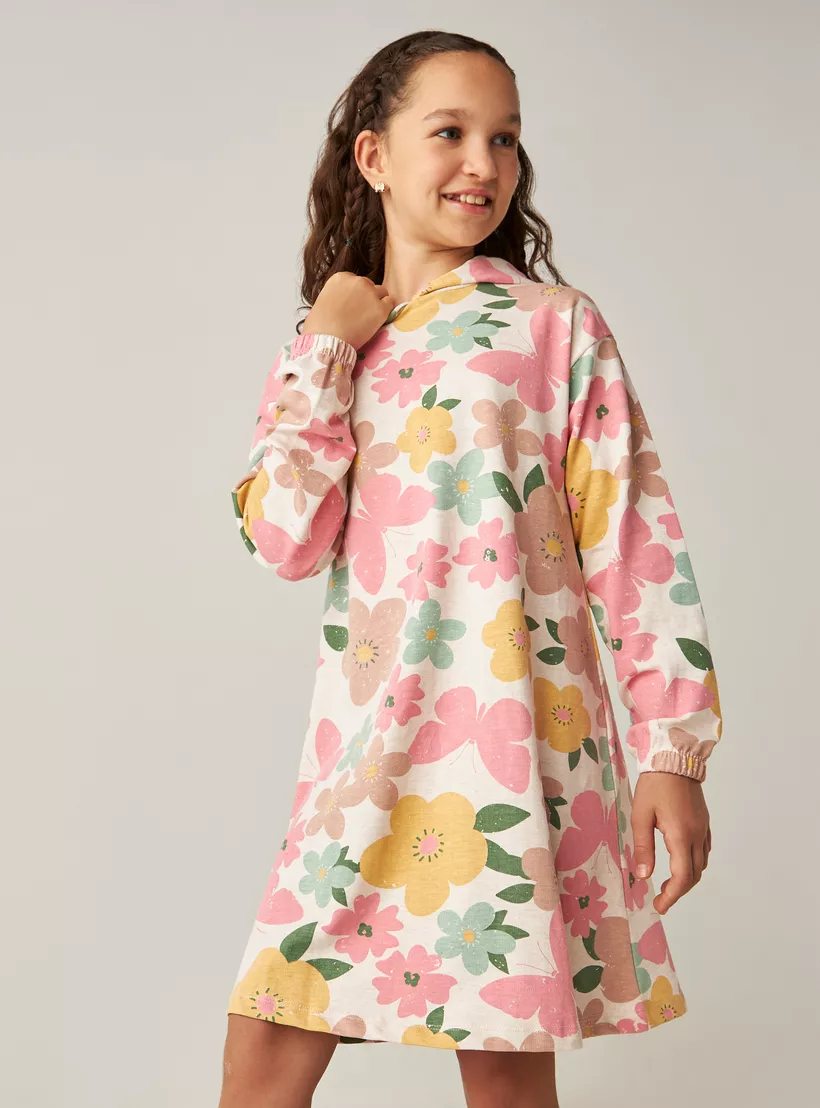 flower-print-hooded-night-dress-2
