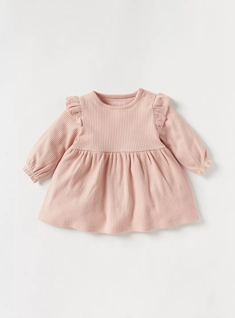 line-printed-dress-girl-tan-3