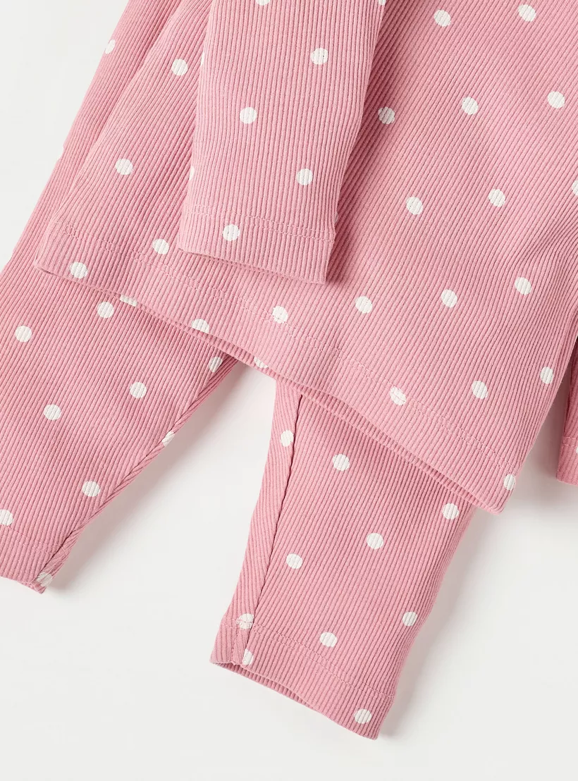 polka-dot-print-suits-girls-5